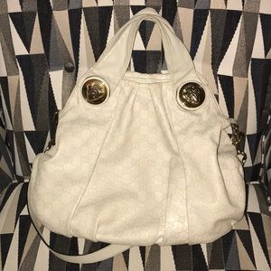 Gucci Hysteria Guccissima Leather top handle bag